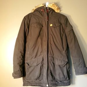 Black Fjallraven Nuuk Parka - Women's Medium